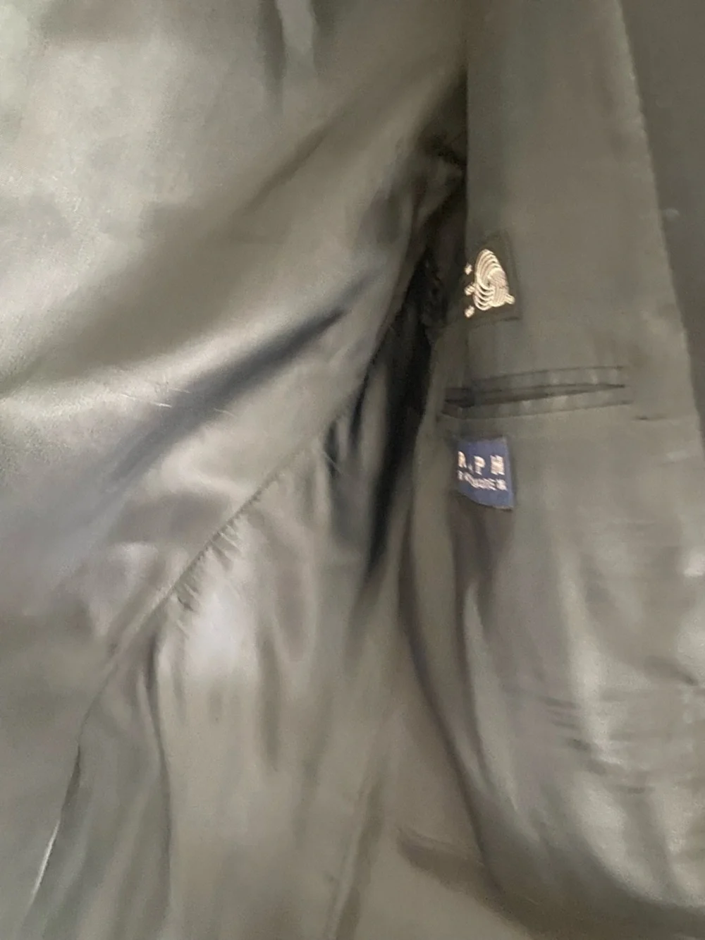 Ralph Ralph Lauren Pure New Wool Classic Navy Single Breasted Office Blazer 40R - Picture 8 of 16